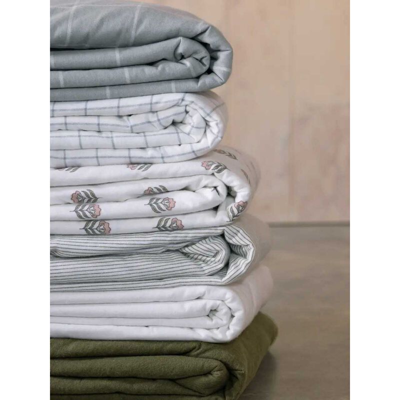 Wallace Cotton Cardrona Flannel Sheet Set image number 1